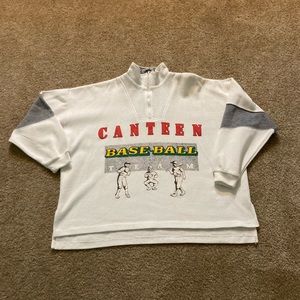 Canteen Baseball Turtleneck Zip Up